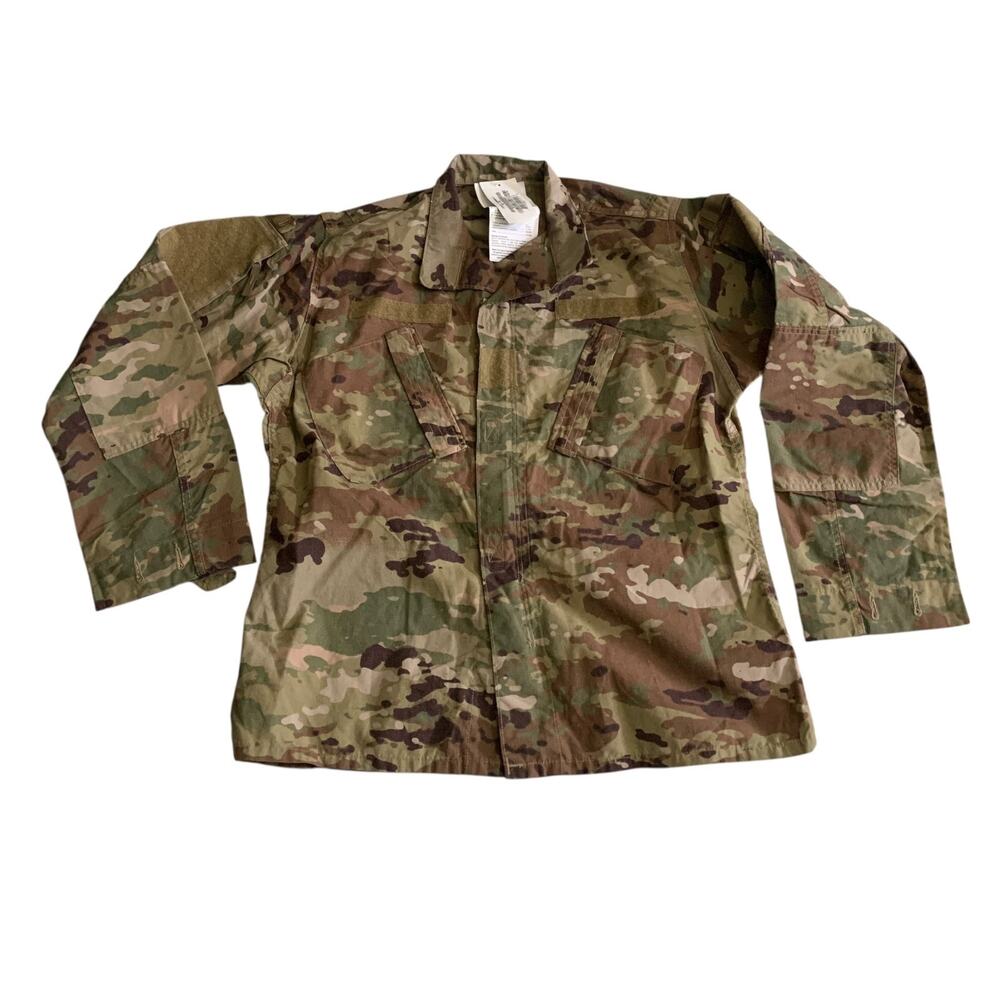Army Combat Uniform Coat Men's Size M Reg Full Zip Blouse Shirt Coat Brand New - Picture 15 of 16